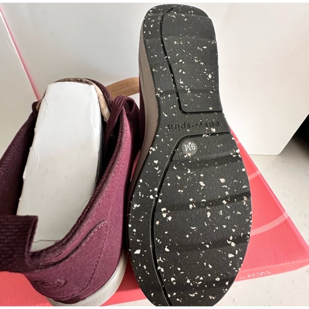 Easy Spirit Sphere3 Womens Sneakers 9M Dark Red Flexible Sole Eco-Friendly - Picture 7 of 10